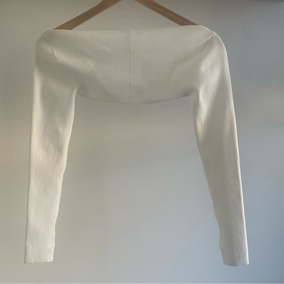 Dion Lee POINTELLE CORSET LS TOP White - Picture 5 of 10